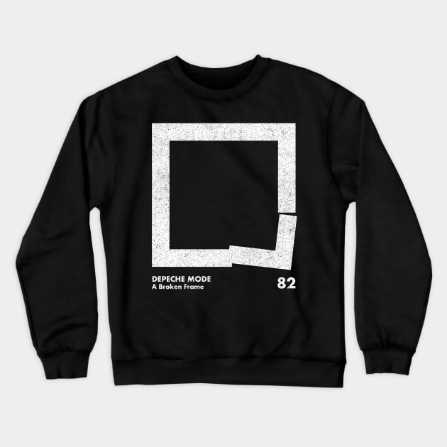 A Broken Frame / Minimal Graphic Design Tribute Crewneck Sweatshirt by saudade